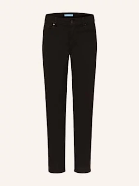 7 For All Mankind Jeansy Skinny Roxanne Slim Fit schwarz czarne