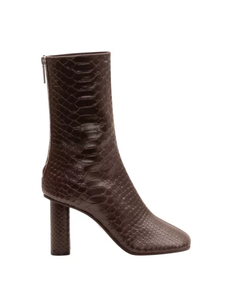 Buty do kostki Paris Texas skórzane czerwone