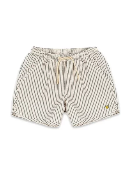 Konges Sløjd detské plážové šortky SEER ASNOU SWIMSHORTS GRS zelená