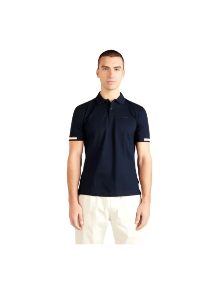 BOSS polo Parlay niebieska