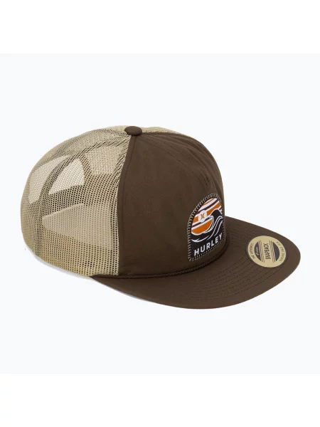 Мъжка бейзболна шапка Hurley Mavericks Trucker velvet brown кафяво