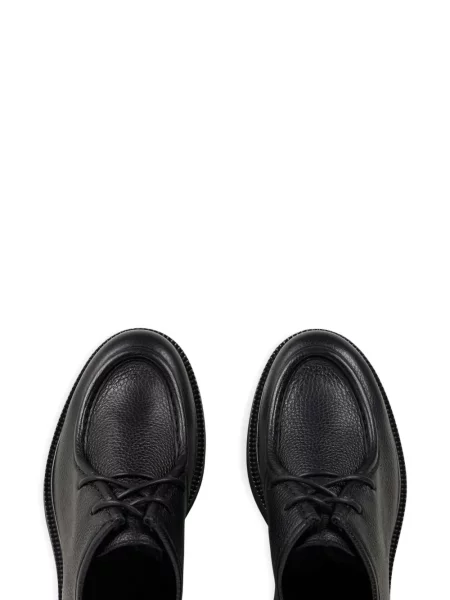 Pantofi derby Etro cu șireturi din piele negru