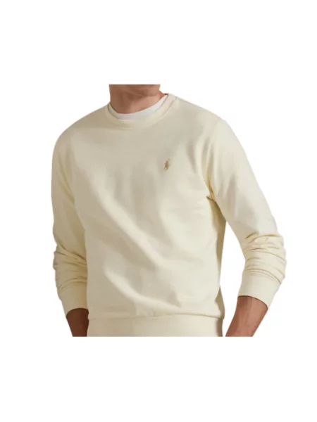 Bluza o kroju relaxed fit z czystej bawełny Polo Ralph Lauren beżowa