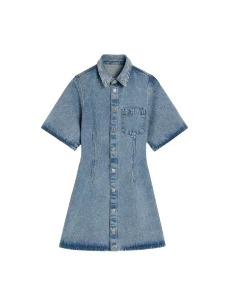 Sukienka koszulowa Ami Paris niebieska