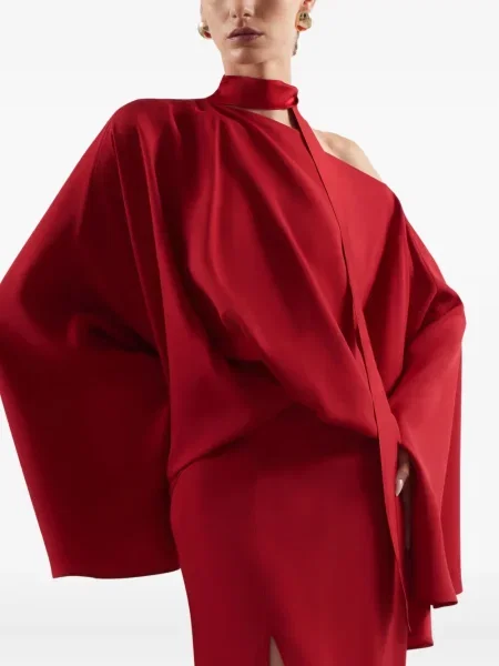 Rochie maxi Taller Marmo cu crăpătură de costum roșu