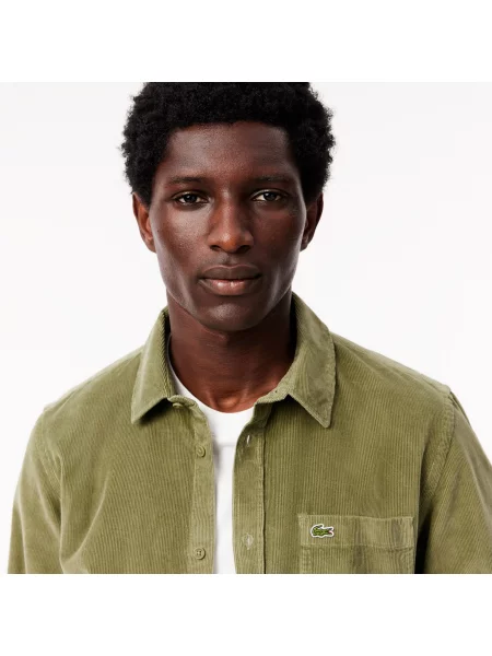 Рубашка Lacoste зеленая