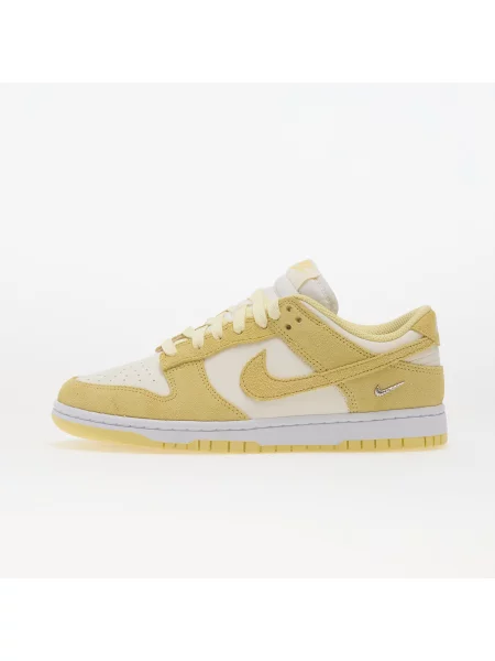 Sneakers Nike Dunk Low Sail/ Soft Yellow-White-Metallic Silver EUR 41 alb