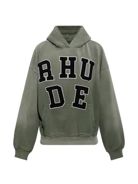 Hanorac cu glugă Rhude cu autograf verde