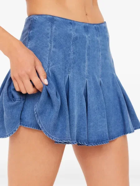 Fusta plisata The Upside plisată albastru