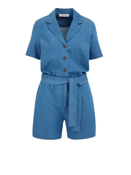 WE Fashion Salopeta denim albastru