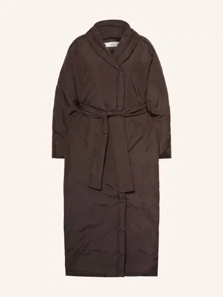 Inwear Péřový Kabát Zinnahiw tmavě hnědá