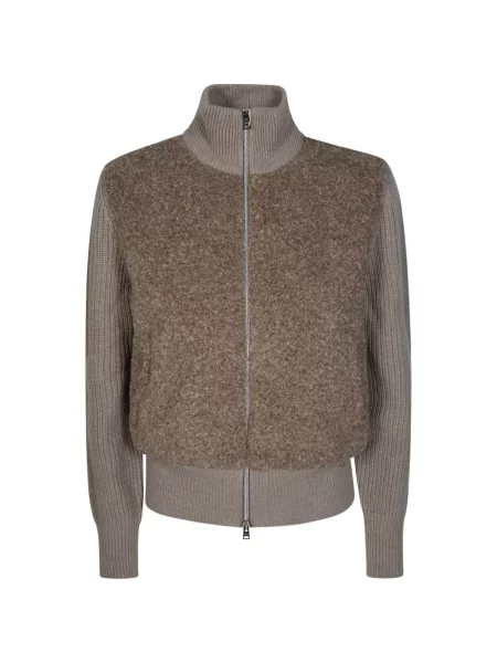 Cardigan Herno tricotate maro