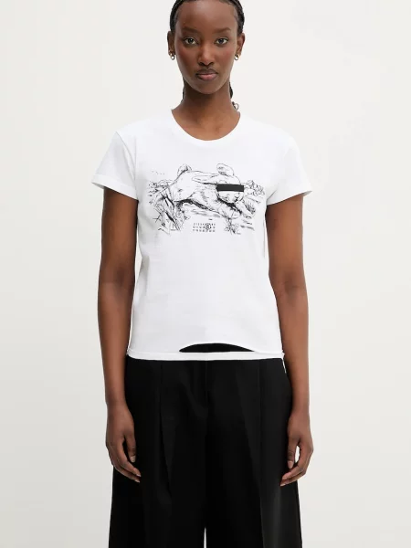 Тениска Maison Margiela бяло