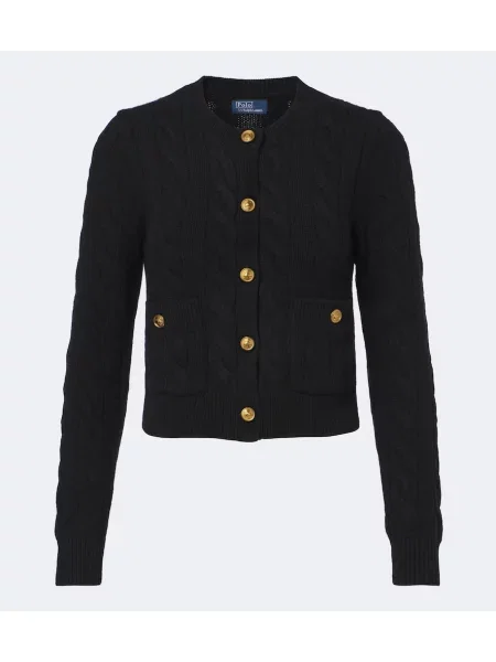 Cardigan Polo Ralph Lauren de lână negru