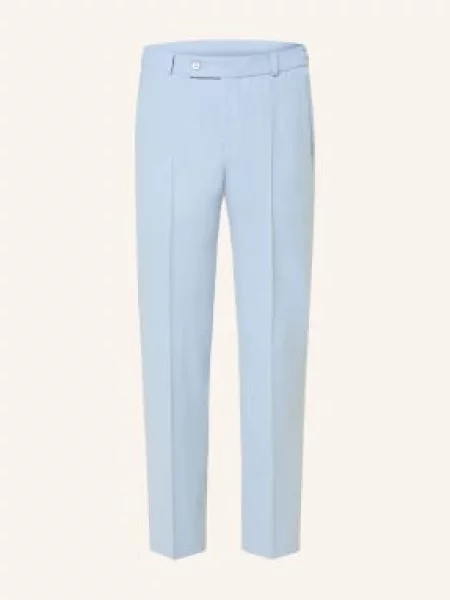 Paul Slim Fit Kalhoty light blue modré