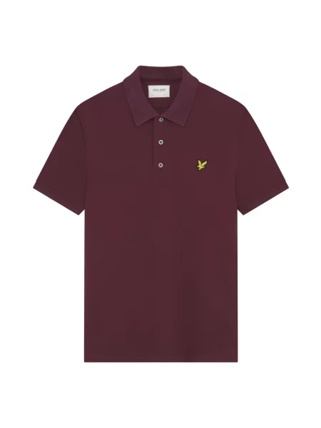 Koszulka polo Lyle & Scott czerwona