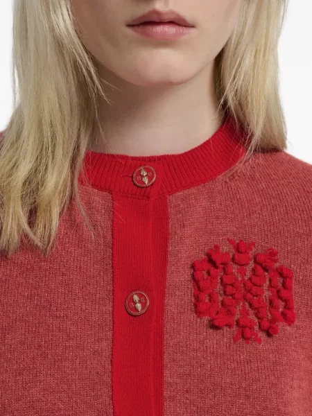 Cardigan Barrie cu broderie din cașmir