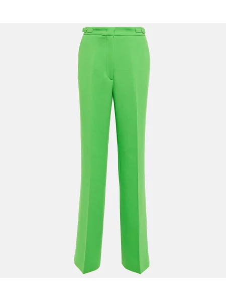 Vlněná vesta Gabriela Hearst s vysokým pasem zelená