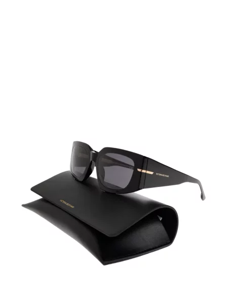 Ochelari de soare Victoria Beckham Eyewear cu imprimeu geometric negru