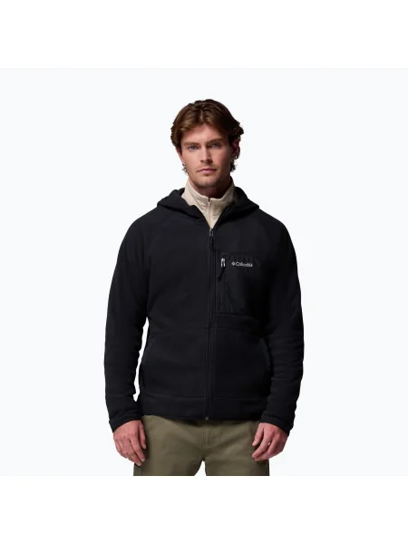 Мъжки суитшърт Columbia Fast Trek Overlay Hooded black черно