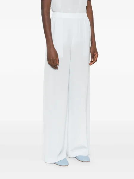 Szerokie spodnie Joseph plisowane niebieskie