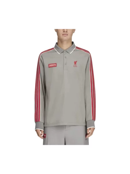 Koszulka polo Adidas szara