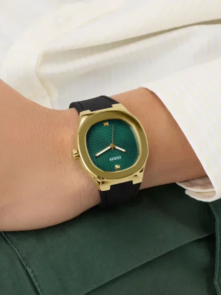 Часовник Guess зелено