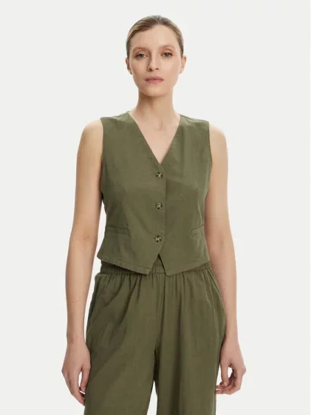 Vero Moda Γιλέκο Caia πράσινο