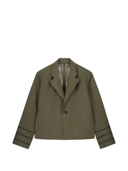 Geacă Coperni cu dungi verde