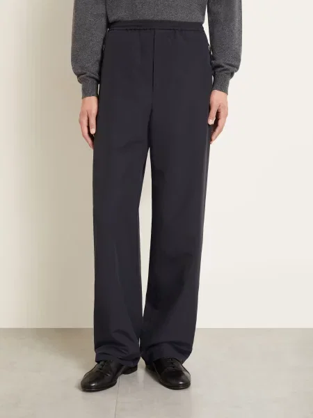 Jil Sander Kalhoty Regular Fit černá