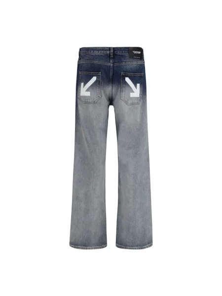 Jeansy Off-white białe