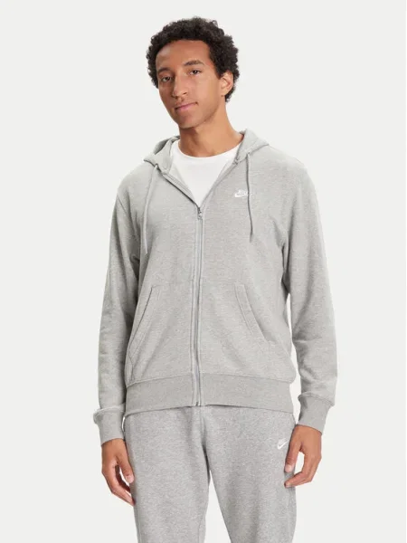 Nike Pulóver Club szürke