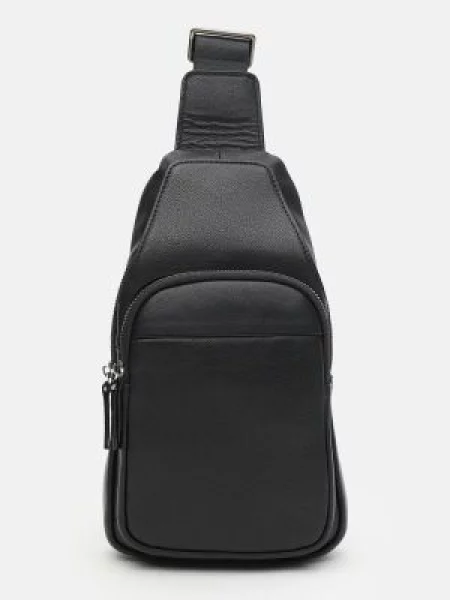 Кожаный повседневный рюкзак Ricco Grande черный