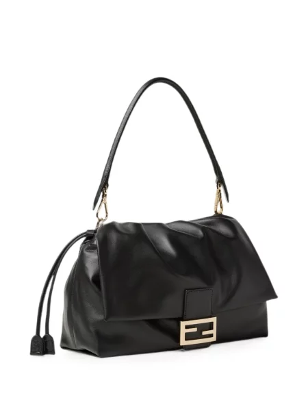 Geantă tip baghetă Fendi din piele negru