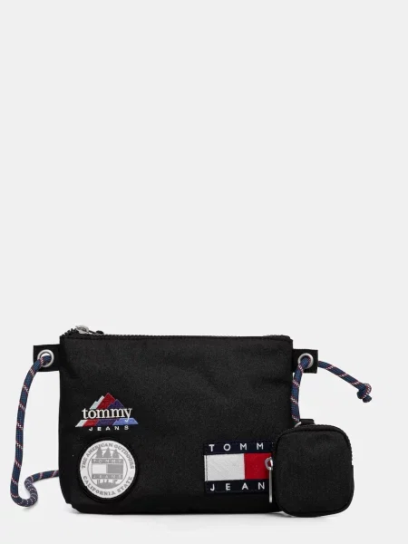 Geantă crossover Tommy Jeans Tjm Archive Trek Sacoche negru