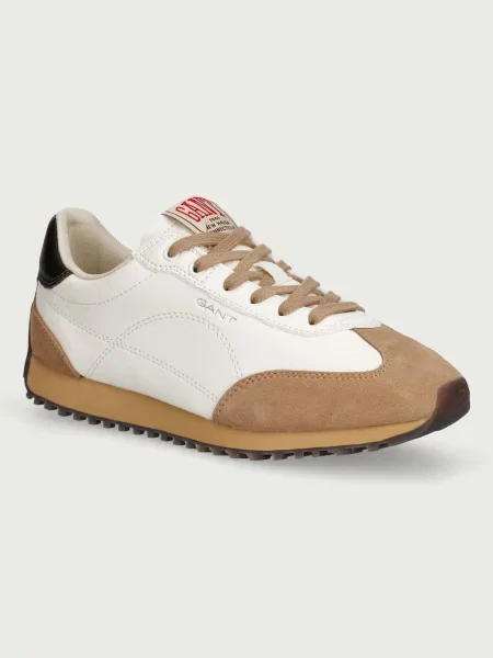 Gant Beja sneakers pentru femei din piele alb