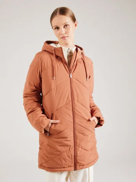 ROXY Zimný kabát BETTER WEATHER karamelová hnedá