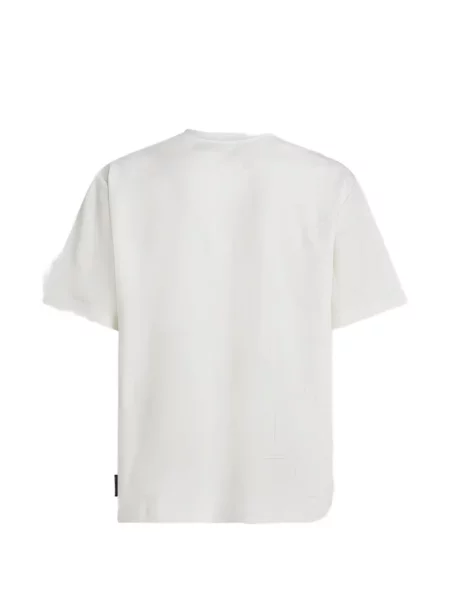 Tricou Karl Lagerfeld din jacard alb