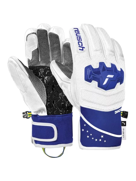 Rękawice narciarskie Reusch Worldcup Warrior GS Junior czarne białe