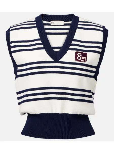 Vestă Tory Burch alb