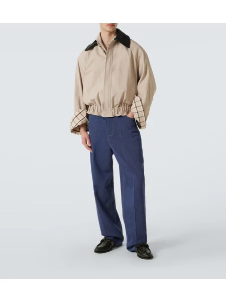 Geanta de piele Bottega Veneta bej
