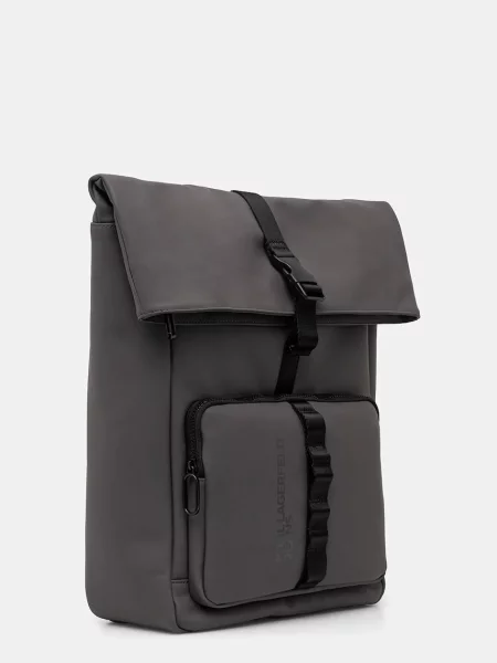 Karl Lagerfeld Jeans plecak duży gładki szary