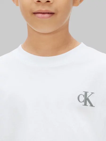 Calvin Klein Jeans тениска за деца от бяло