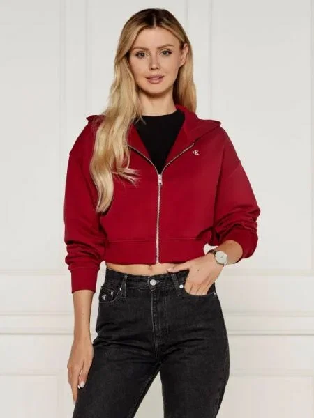 Calvin Klein Jeans Hanorac roșu