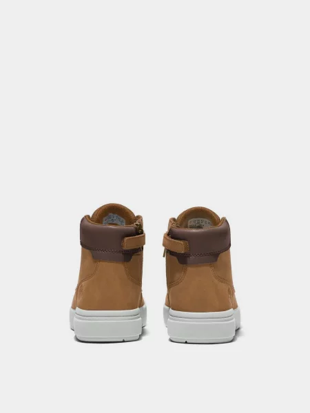 Нубукові Дитячі Черевики Timberland Seneca Bay Side Zip жовтий