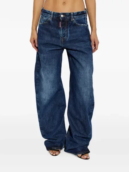 Blugi cu picior larg Dsquared2 albastru