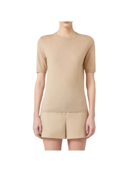 Sweter Max Mara wełniany beżowy