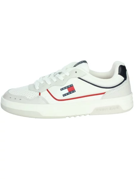 Tenisice Tommy Jeans Tjm Cupsole Elevated Écru plava