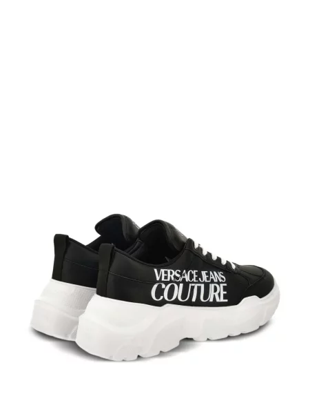 Sneakerși Versace Jeans Couture cu imagine chunky negru