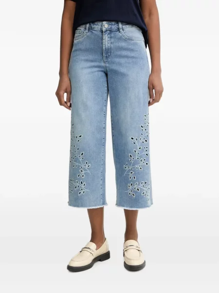 Blugi Joseph Ribkoff cu broderie albastru